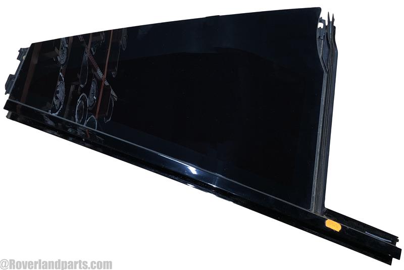 Land Rover Range Rover replacement side window glass with black trim frame