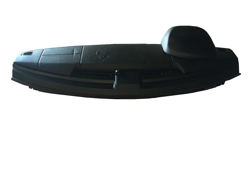 Black leather dashboard panel for LR3 and LR4 parts with built-in headrest