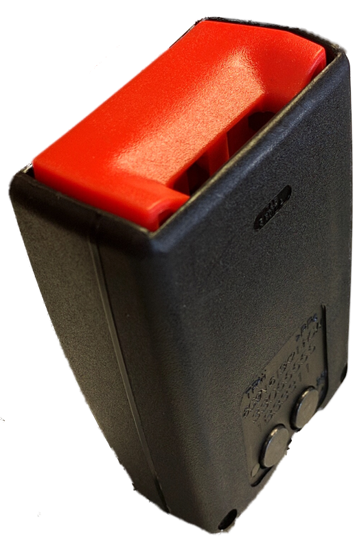 LR2 Parts black and red seat belt buckle replacement part for vehicle safety