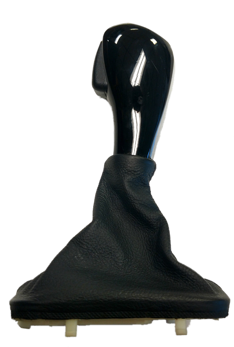 Black glossy Range Rover Parts shift knob with leather boot for smooth gear changes