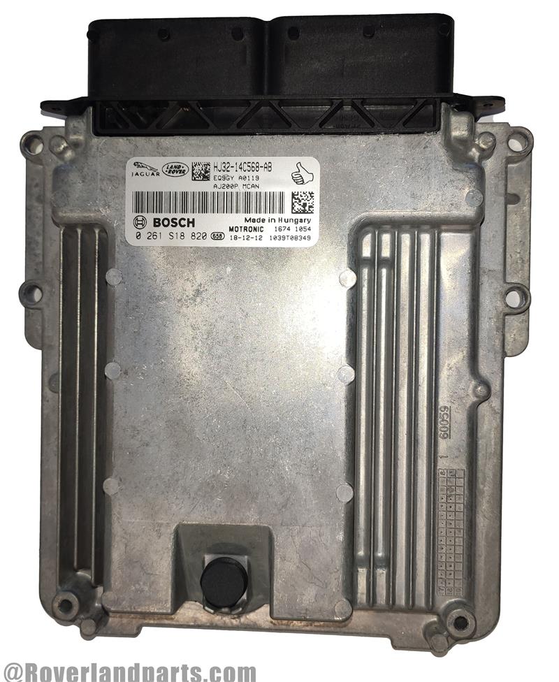 Land Rover Discovery Sport Parts Engine Control Module by Bosch with metal casing and connector ports