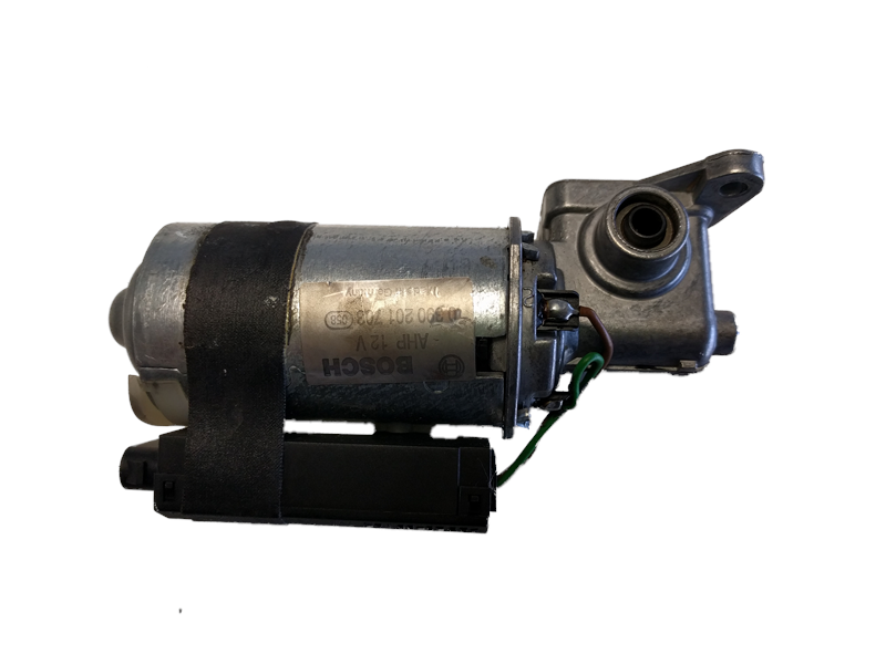 Range Rover parts Tilt Motor with metal casing and electrical wiring for vehicle component replacement