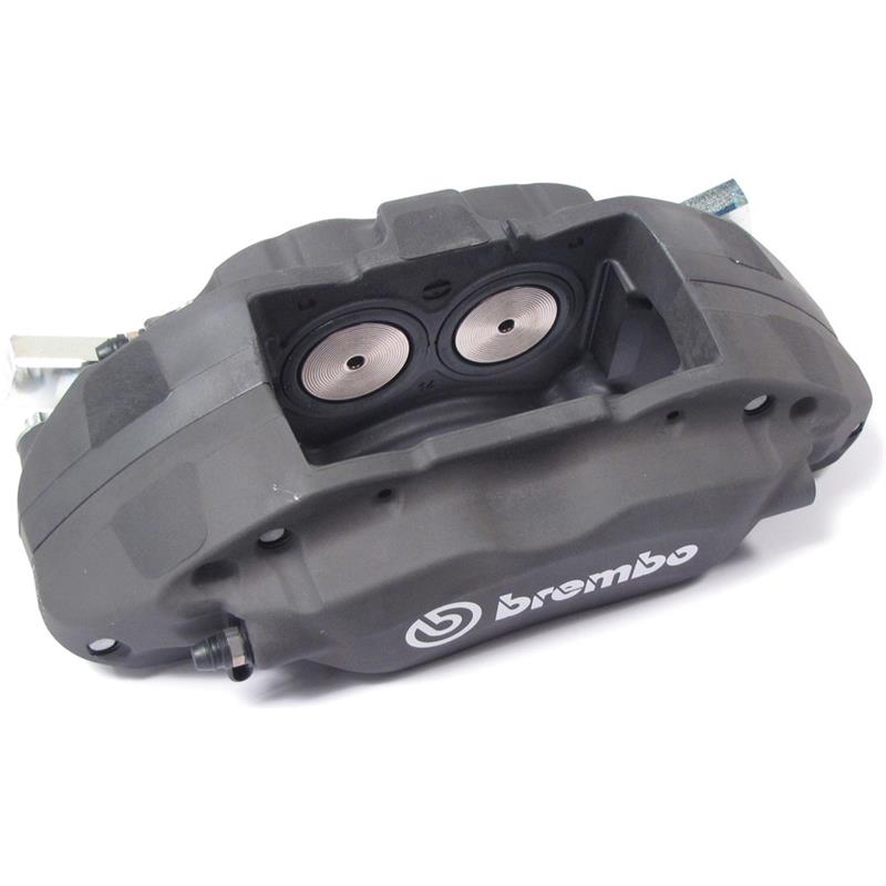 Land Rover Range Rover Parts disc brake caliper by Brembo in black for vehicle braking system