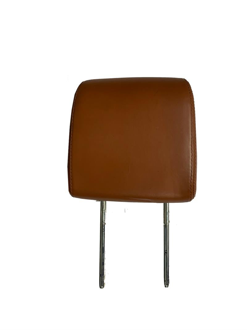 Brown leather Range Rover headrest part with metal rods for Land Rover vehicles