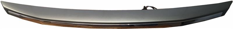Land Rover LR2 parts rear spoiler with integrated camera mount in black
