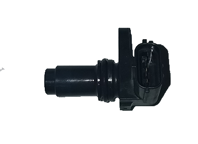 Black camshaft sensor for LR3 and LR4 parts with electrical connector and mounting bracket