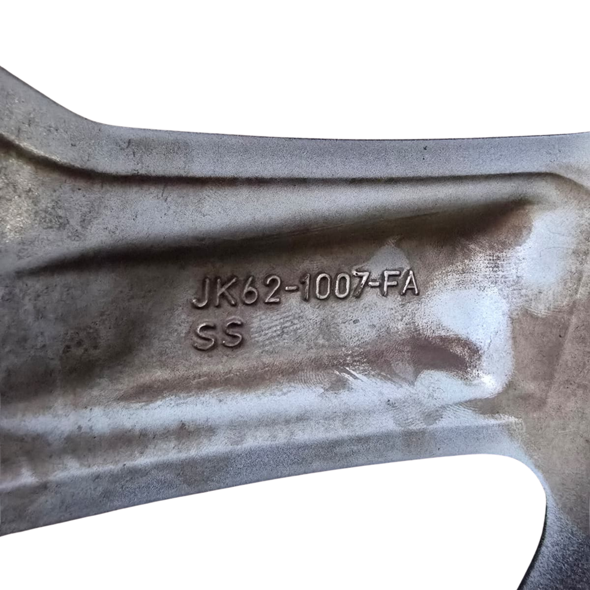 Close-up of Roverland Parts 21 Inch Wheel with detailed markings for identification