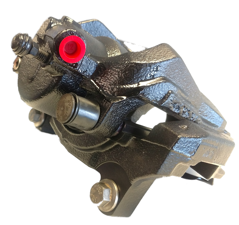 LR2 Parts black metal brake caliper with red seal for vehicle brake system replacement