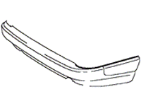 Range Rover rear bumper part designed with No Exhaust Cutout feature for a sleek appearance
