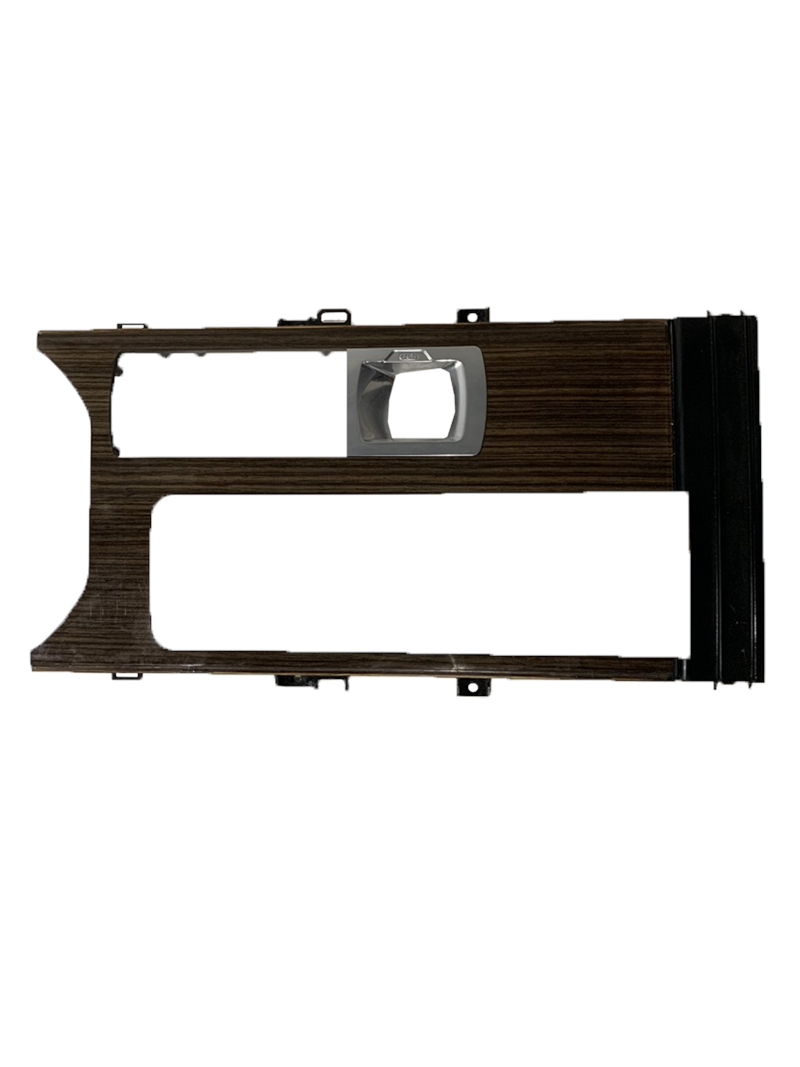 Range Rover Cupholder Trim in wood grain finish for interior dashboard upgrade