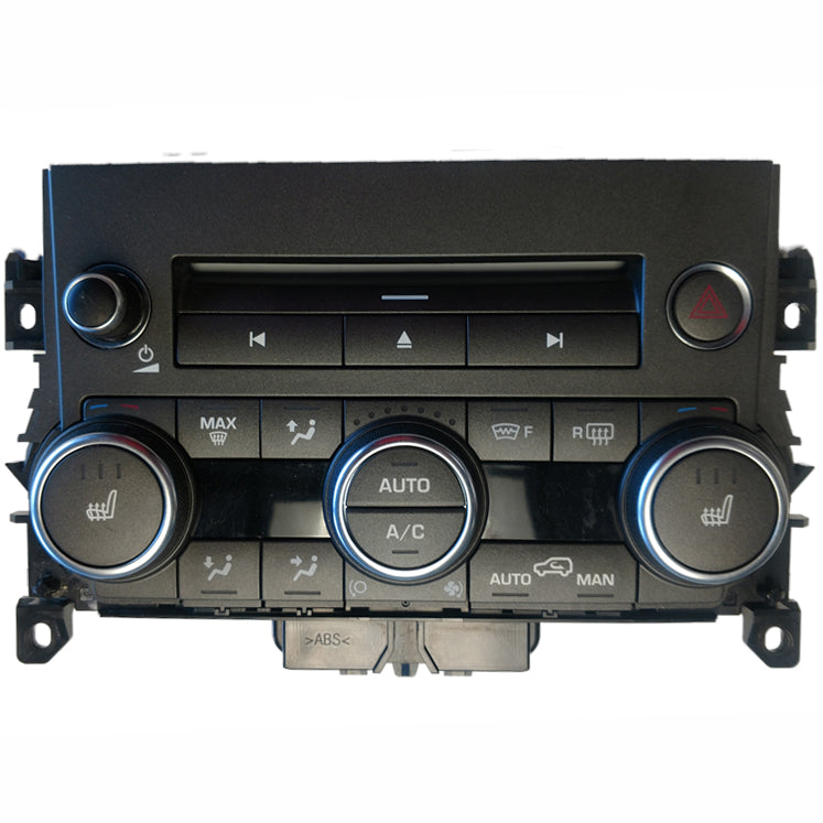 Land Rover Evoque Parts control panel for climate and audio system with buttons and knobs