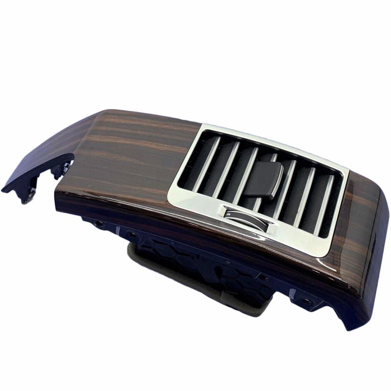 Land Rover Range Rover Parts defroster trim with wood grain finish and chrome accents