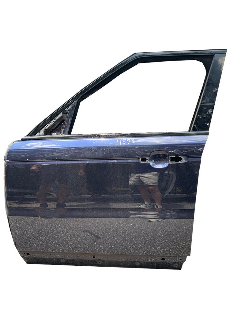 Range Rover Door Shell exterior side panel replacement part in black color