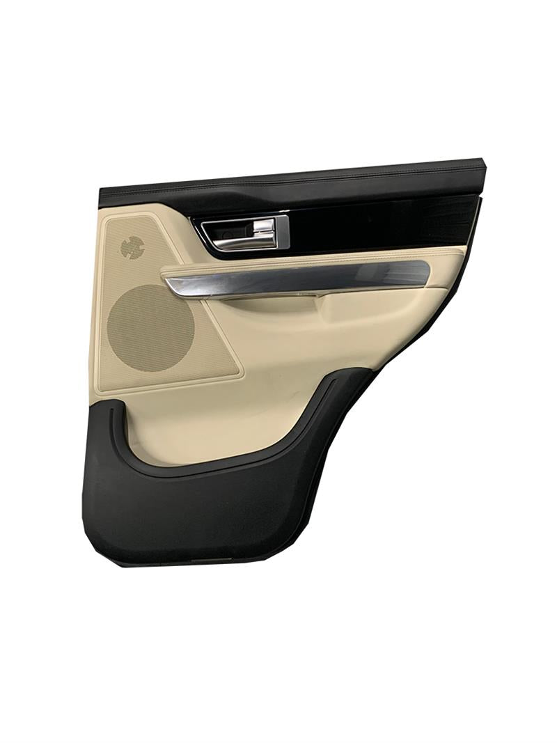 Range Rover beige and black Door Trim Panel with silver handle and speaker area