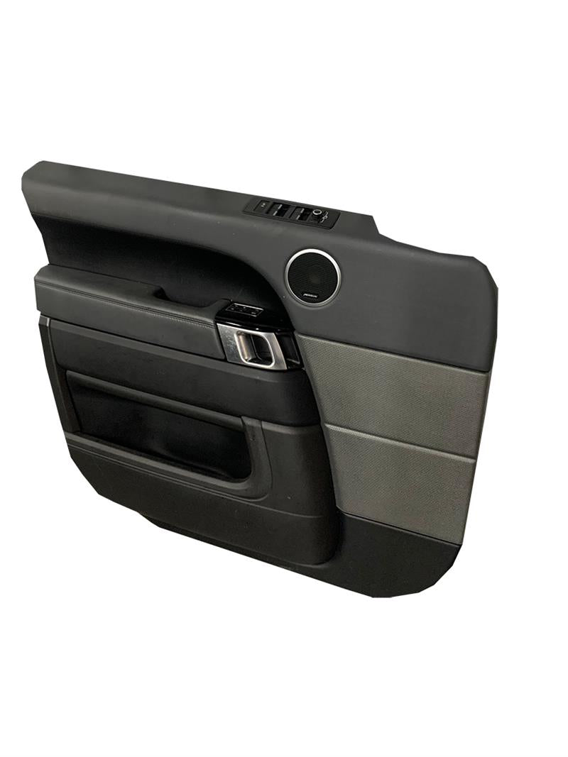 Land Rover Range Rover black and gray interior trim panel with speaker and control buttons