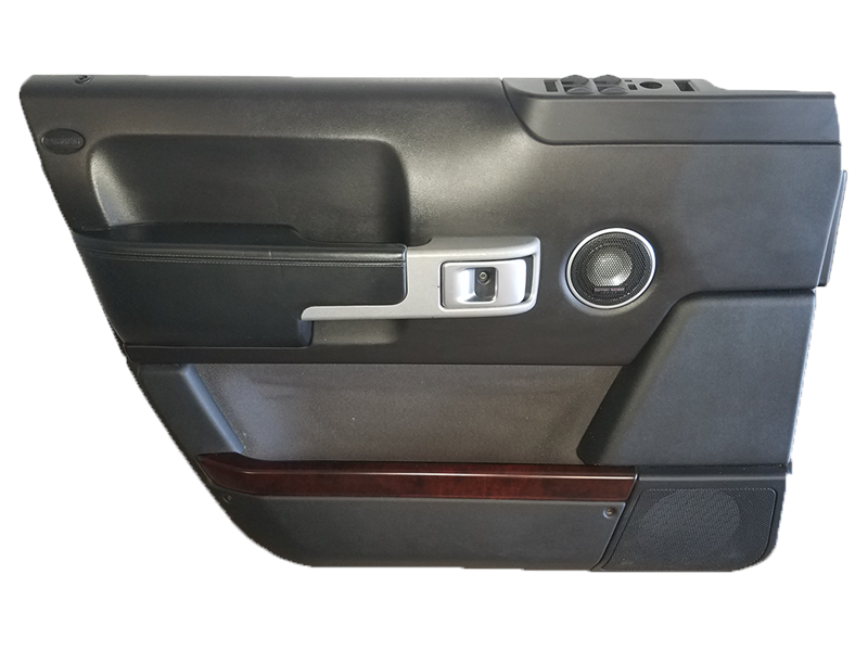 Range Rover Door Trim Panel in black with silver handle and speaker for vehicle interior replacement