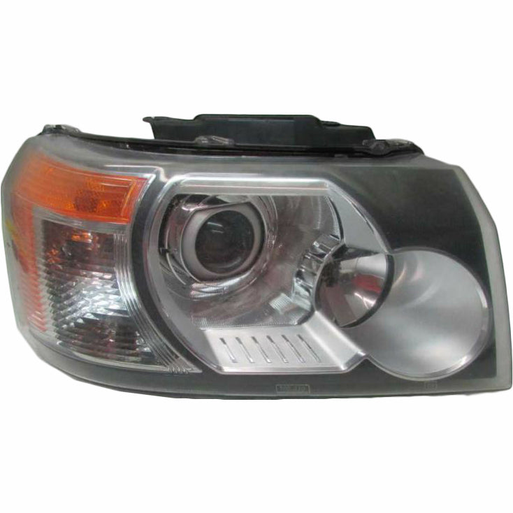 Land Rover LR2 parts front headlight assembly with clear lens and amber turn signal section