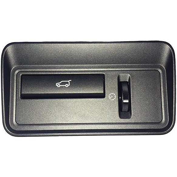 Evoque Parts black Dim Switch with trunk release button and brightness control dial