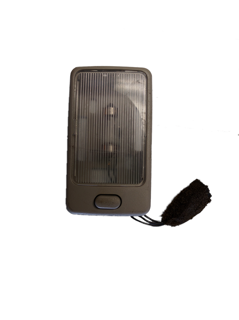 Discovery parts interior dome light with switch and attached black fabric pull cord