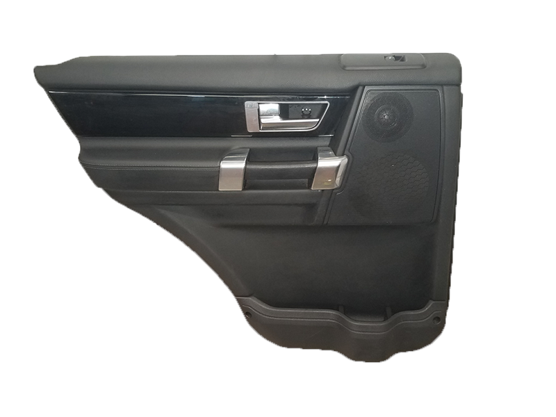 LR4 black interior door panel with silver handle and built-in speaker for LR3 and LR4 parts