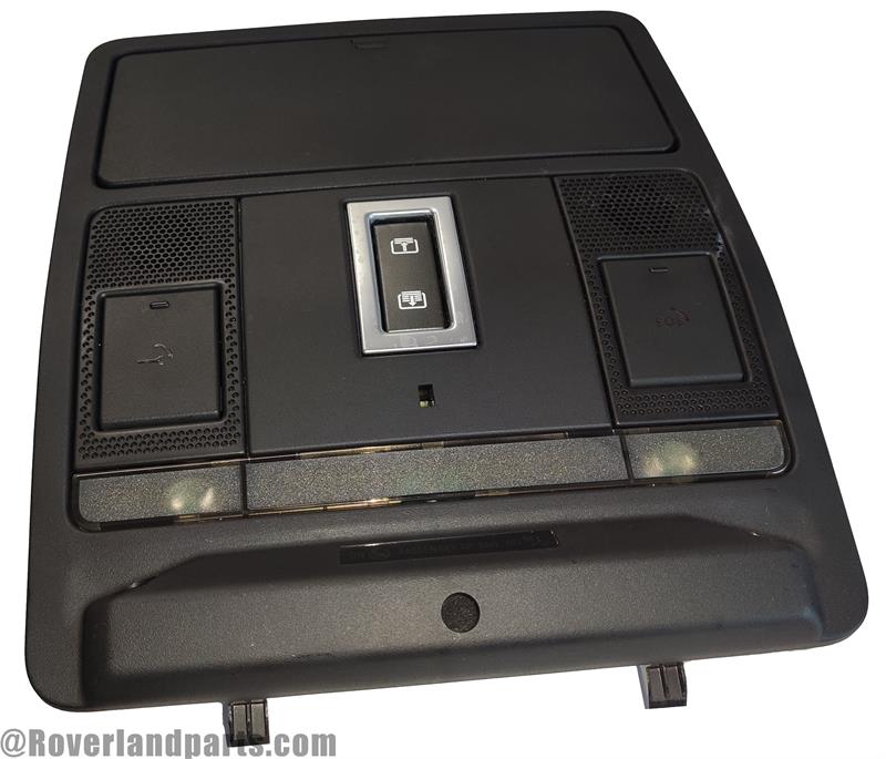 Land Rover Discovery Sport Parts Overhead Console with control buttons and built-in lights