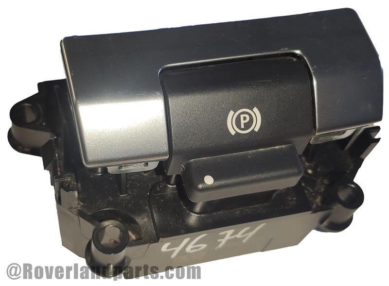 Discovery Sport Parts electronic Park Brake switch with black and silver finish