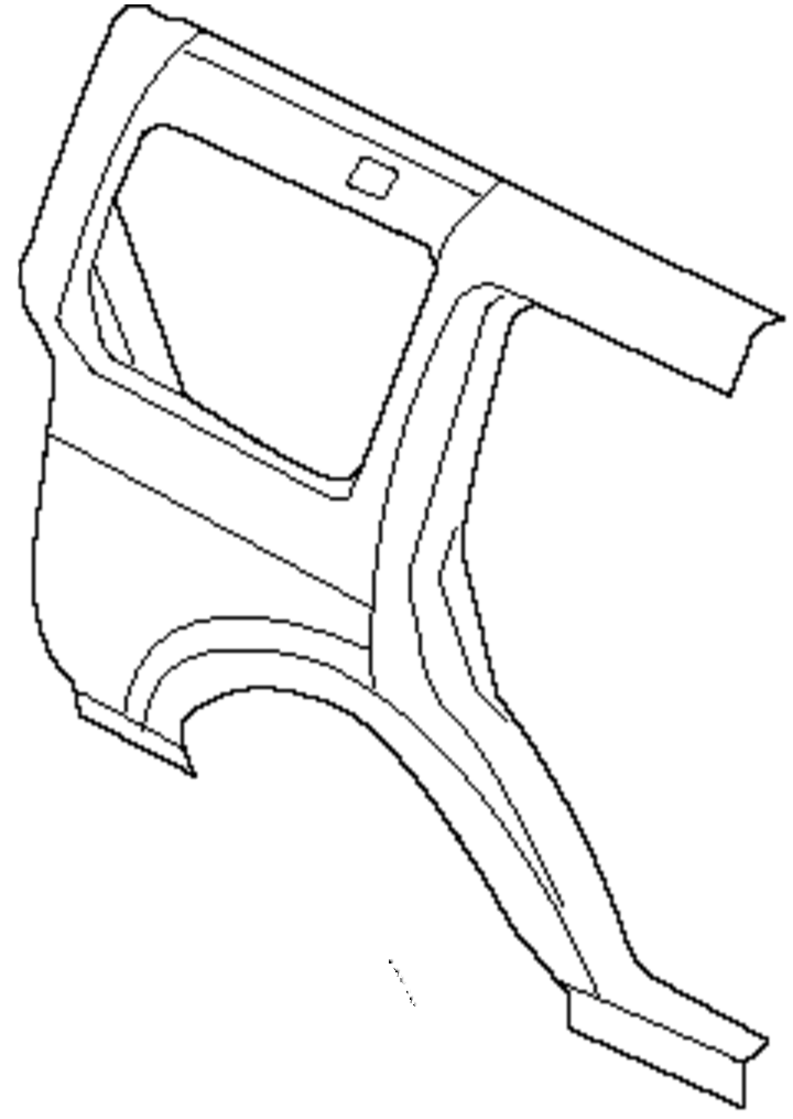 LR2 Parts Quarter Panel for vehicle body replacement and repair