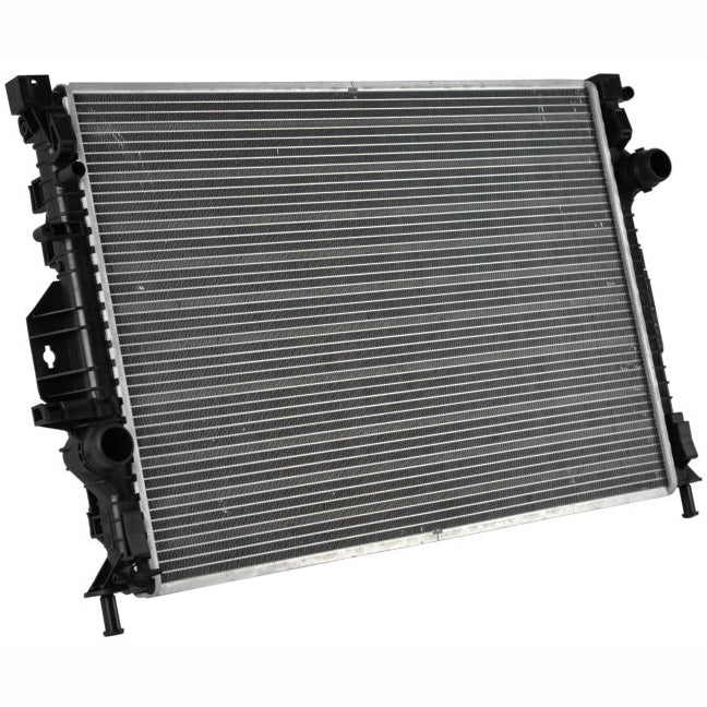 Land Rover Discovery Sport radiator replacement part with durable cooling fins and plastic side tanks