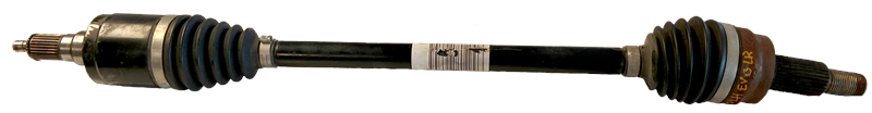 Evoque parts Rear Axle Shaft with protective rubber boots on both ends for vehicle drivetrain