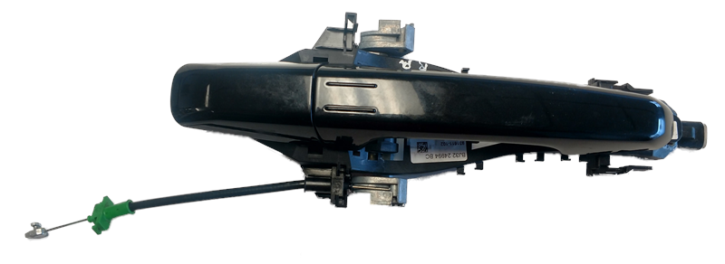 Rear Evoque parts black exterior door handle with cable for vehicle repair replacement