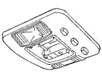 Freelander parts overhead reading light assembly for vehicle interior replacement