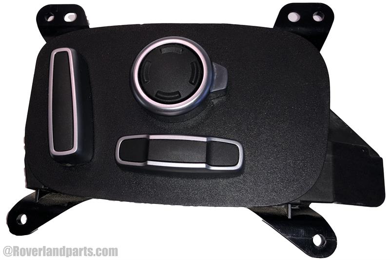 Land Rover Range Rover Parts switch panel featuring rotary and toggle switch controls