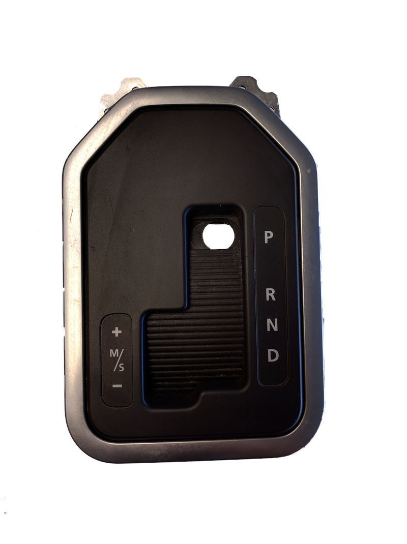 LR3 and LR4 parts shift indicator panel with P R N D gear markings and manual shift mode button
