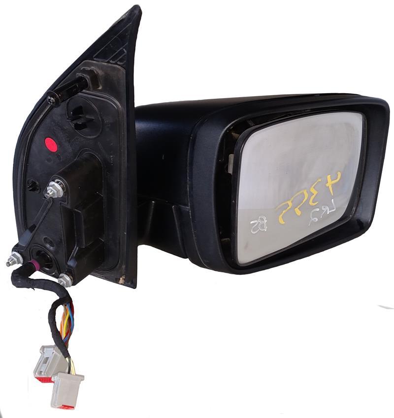 Black LR2 side mirror replacement part with wiring harness for vehicle repair