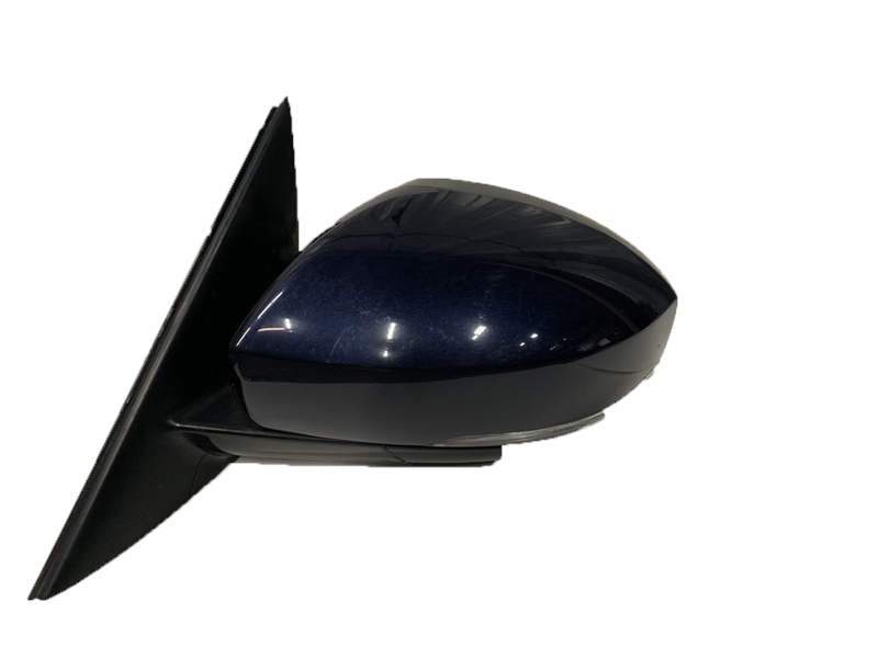 Range Rover side mirror replacement part in glossy black and dark blue finish