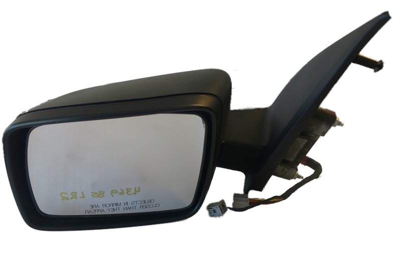 Black LR2 Parts side mirror with electrical wiring connector for vehicle replacement