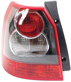 LR2 Parts tail light with red and clear lenses for vehicle rear lighting replacement