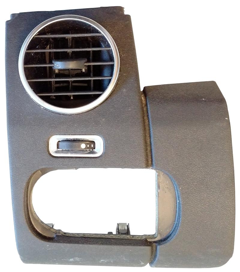 LR3 LR4 vehicle black dashboard Vent and Trim part with circular air vent and control knob