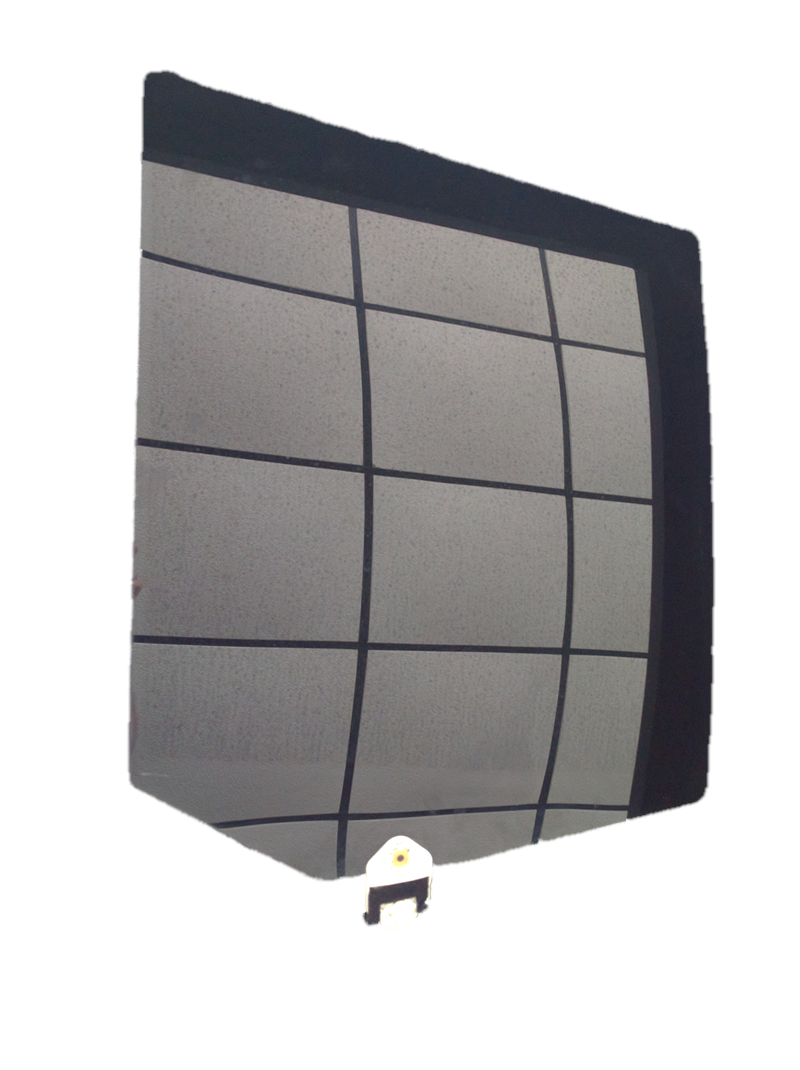 Range Rover Right Rear - Privacy window glass replacement part with tinted privacy glass