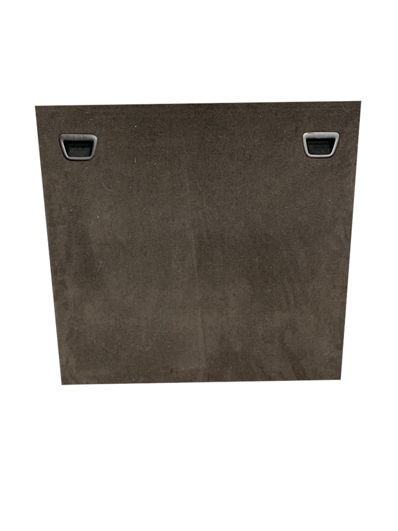 Range Rover Cargo Area Floor Panel in dark brown with built-in handle slots for easy lifting