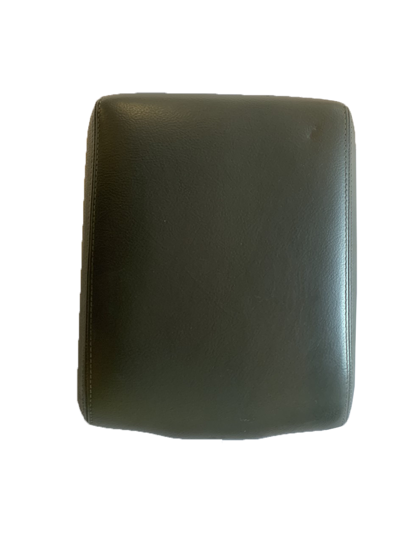 Discovery Parts black leather center console armrest cover for vehicle interior