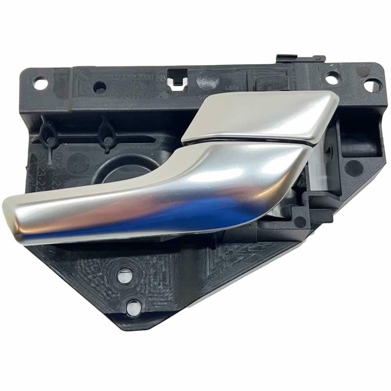 Land Rover Evoque Parts silver interior door handle replacement with black mounting bracket