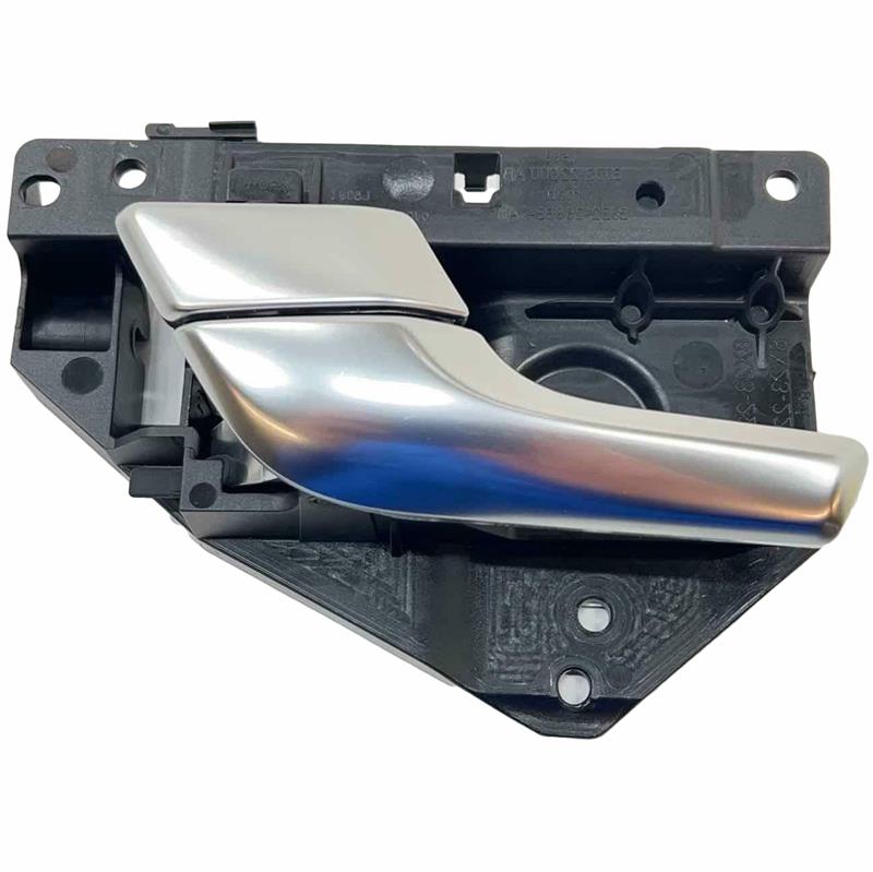 Land Rover Evoque Parts interior door handle in silver and black plastic for vehicle replacement