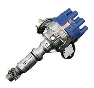 Range Rover Classic LWB ignition distributor with blue cap and metal shaft for replacement parts