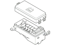 LR2 Parts compartment component for vehicle interior storage and organization