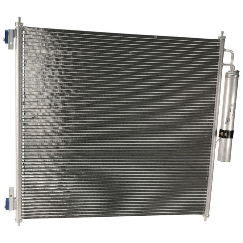 Land Rover Range Rover Parts condenser assembly with aluminum fins and attached receiver drier