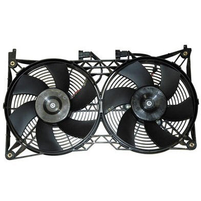 Range Rover Condenser Cooling Fan with dual black blades for efficient vehicle cooling system