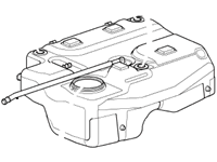 LR2 Parts fuel tank component diagram showing condition and details for replacement parts