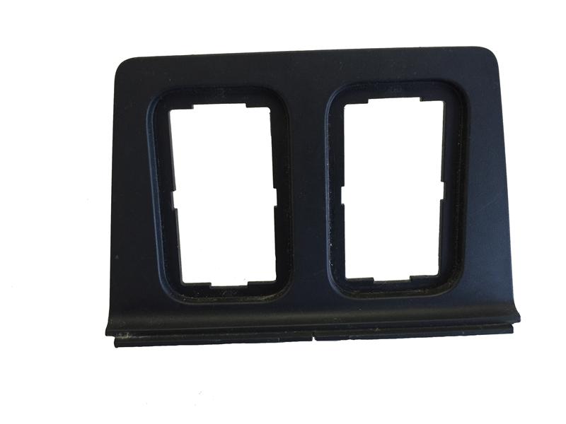 LR2 Parts Console Media panel cover with two rectangular openings for media controls