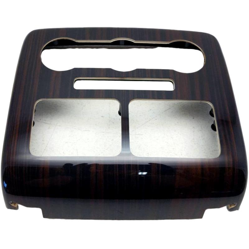 Land Rover Range Rover Parts Console Trim Panel with dark wood finish for interior upgrade